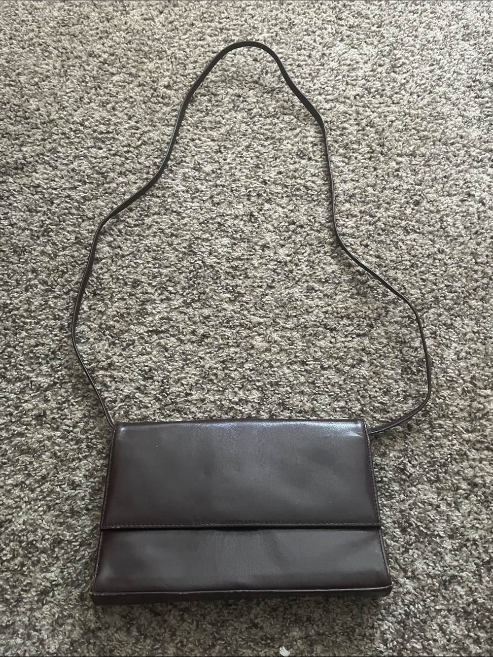 Nordstrom Brown Leather Crossbody Bag🤎